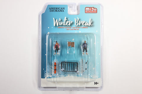 1:64 American Diorama Winter Break Set (AD-76462)