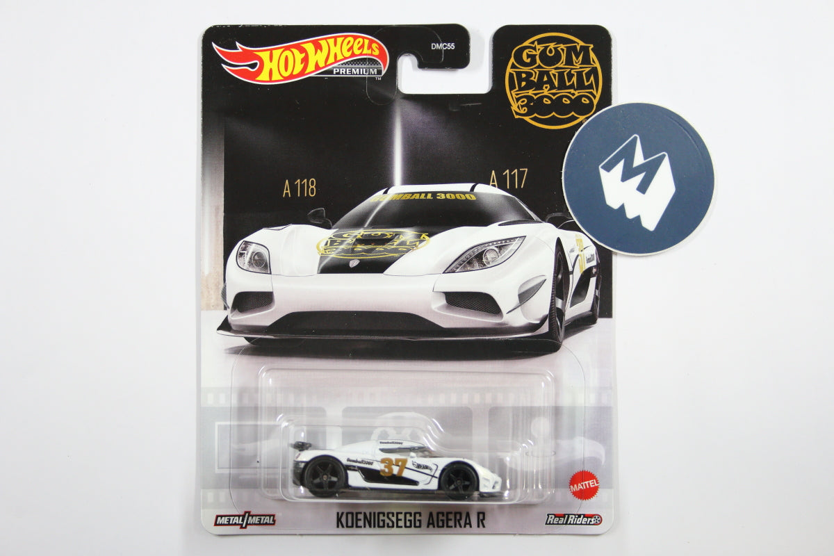 Hot Wheels Retro Entertainment 2021 Mix 2 / Koenigsegg Agera R - Gumball 3000