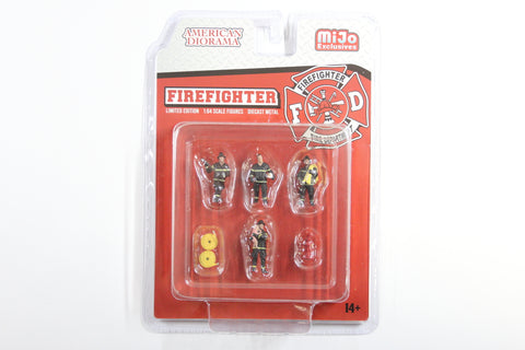 1:64 American Diorama Firefighters Set (AD-76468)