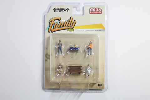 1:64 American Diorama Family Set (AD-76473)