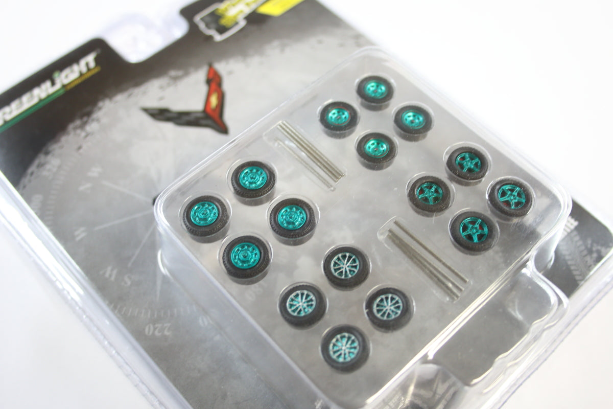[Green Machine] Greenlight Chevrolet Corvette Wheel & Tyre Pack