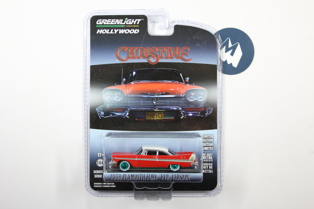 Greenlight Collectibles Model Car CHRISTINE 1958 PLYMOUTH FURY EVIL 1:24 Greenlight Collectibles Model Car CHRISTINE 1958 PLYMOUTH FURY EVIL 1:24
