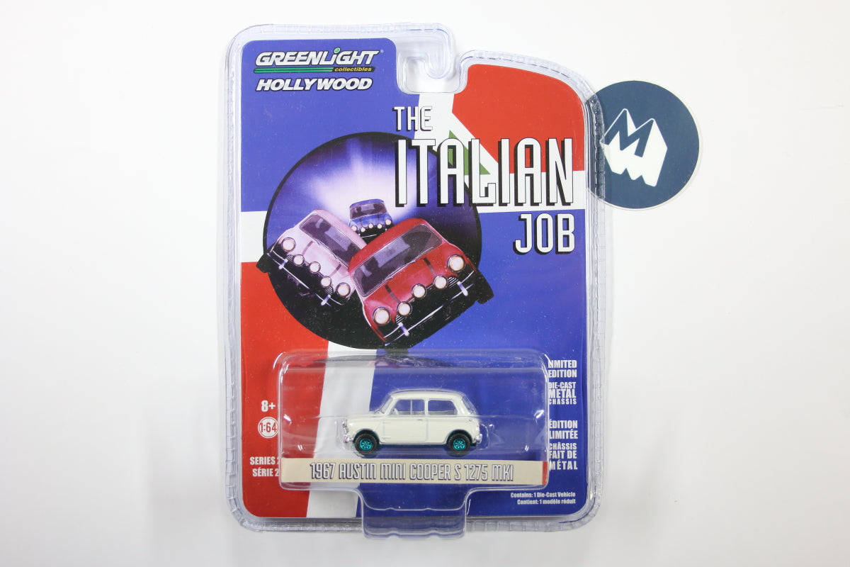 [Green Machine] The Italian Job / 1967 Austin Mini Cooper S 1275 MkI (White)
