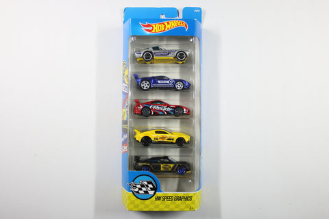 Hot Wheels 5-Pack - 2016 Speed Graphics