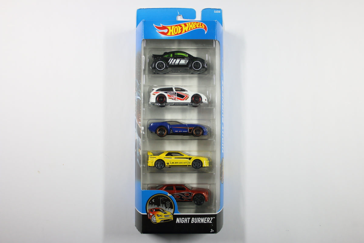 Hot Wheels 5-Pack - 2016 Night Burnerz