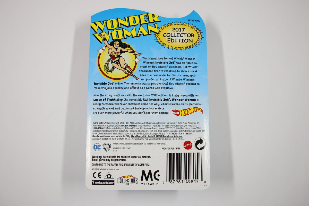 [Pre-owned] Hot Wheels Collector Edition 2017 - Invisible Jet (No actual vehicle!)