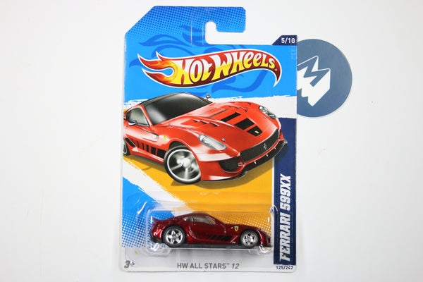 Hot Wheels Super Treasure Hunt selling Ferrari 599xx (Red)