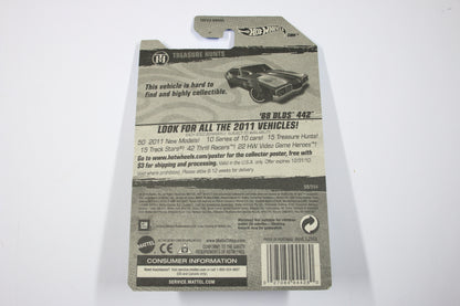 [Super] Hot Wheels 2011 Super Treasure Hunt - '68 Olds 442 (Long Card)