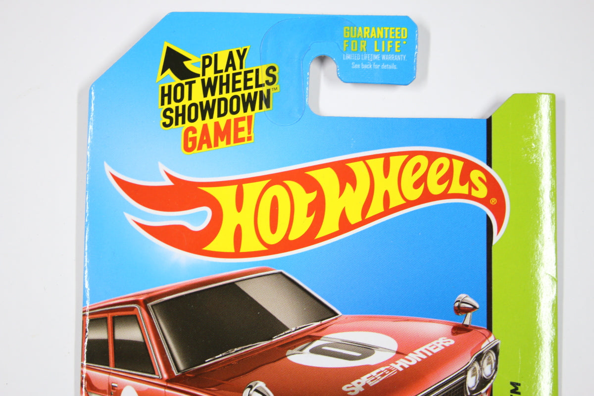 [Super] Hot Wheels 2014 Super Treasure Hunt - '71 Datsun Bluebird 510 Wagon with mesh grill (Long Card)