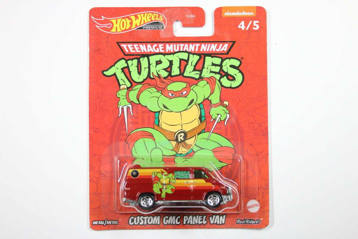 Hot Wheels Pop Culture 2022 Mix 1 Teenage Mutant Ninja Turtles / Custom GMC Panel Van - Raphael