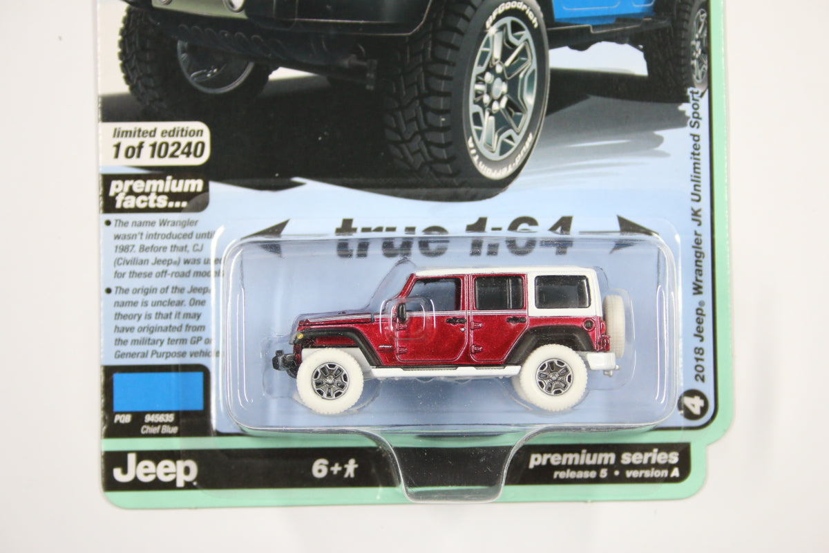 [Ultra Red] 2018 Jeep Wrangler JK Unlimited Sport