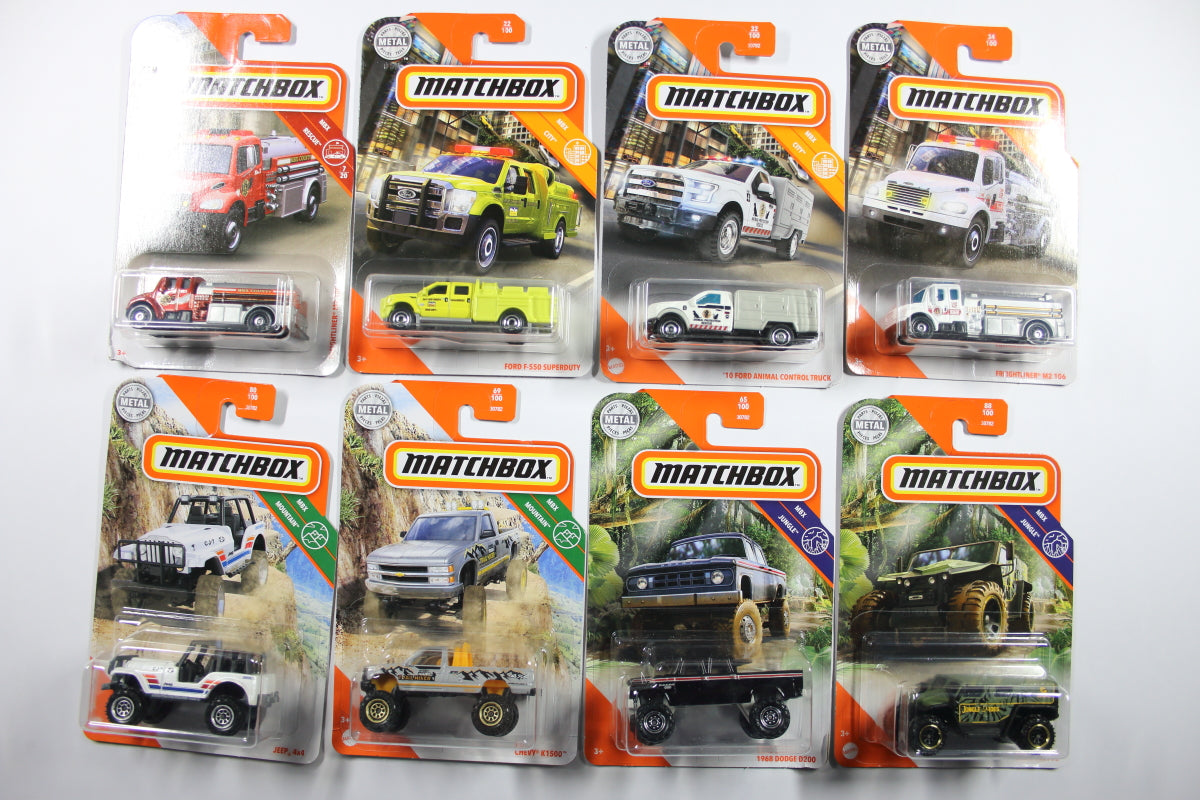 [Clearance] MBX Mainline Mix #033 - Trucks (8 vehicles)