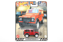Hot Wheels Boulevard 2022 / #047 - Land Rover Defender 90 (Metalflake Cherry Red)