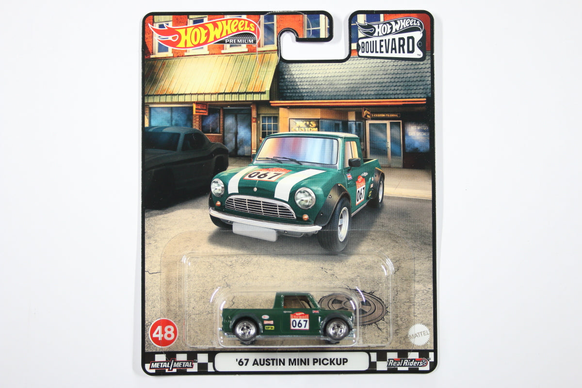 Hot Wheels Boulevard 2022 / #048 - '67 Austin Mini Pickup (British Racing Green)