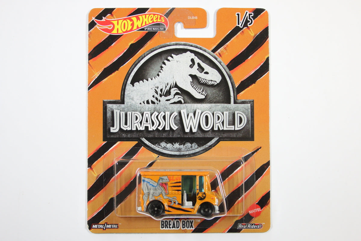Hot Wheels Pop Culture 2022 Mix 3 Jurassic World / Bread Box - Velociraptor