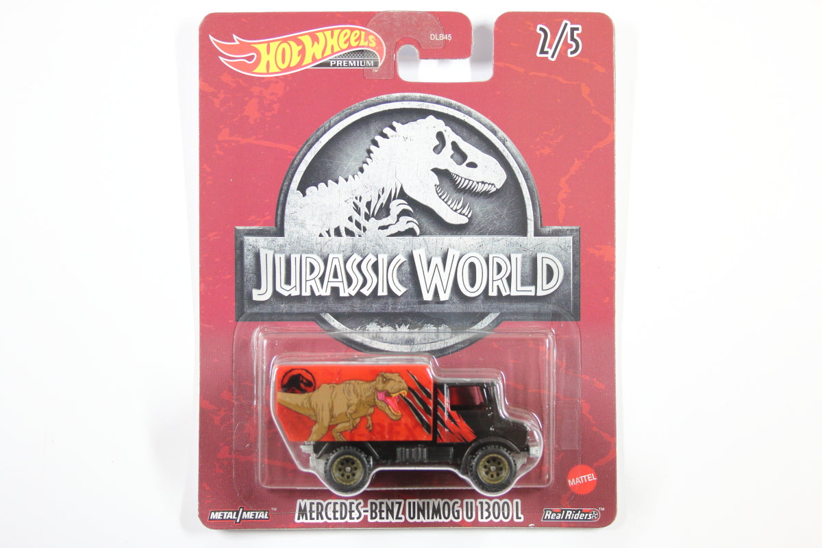 Hot Wheels Pop Culture 2022 Mix 3 Jurassic World / Mercedes-Benz Unimog U 1300 L - Tyrannosaurus Rex