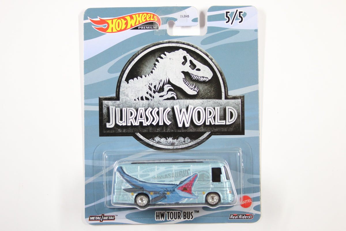 Hot Wheels Pop Culture 2022 Mix 3 Jurassic World / HW Tour Bus - Mosasaurus