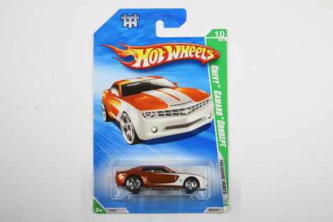 [Super] Hot Wheels 2010 Super Treasure Hunt - Chevy Camaro Concept (Long Card)