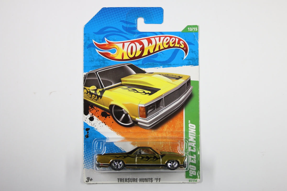 [Super] Hot Wheels 2011 Super Treasure Hunt - '80 El Camino (Long Card)
