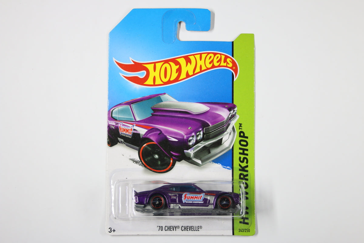 [Super] Hot Wheels 2014 Super Treasure Hunt - '70 Chevy Chevelle SS (Long Card)