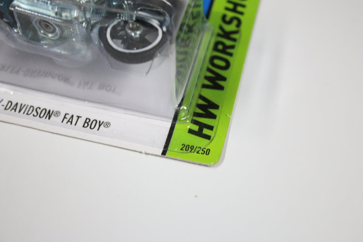[Super] Hot Wheels 2014 Super Treasure Hunt - Harley-Davidson Fat Boy (Long Card)