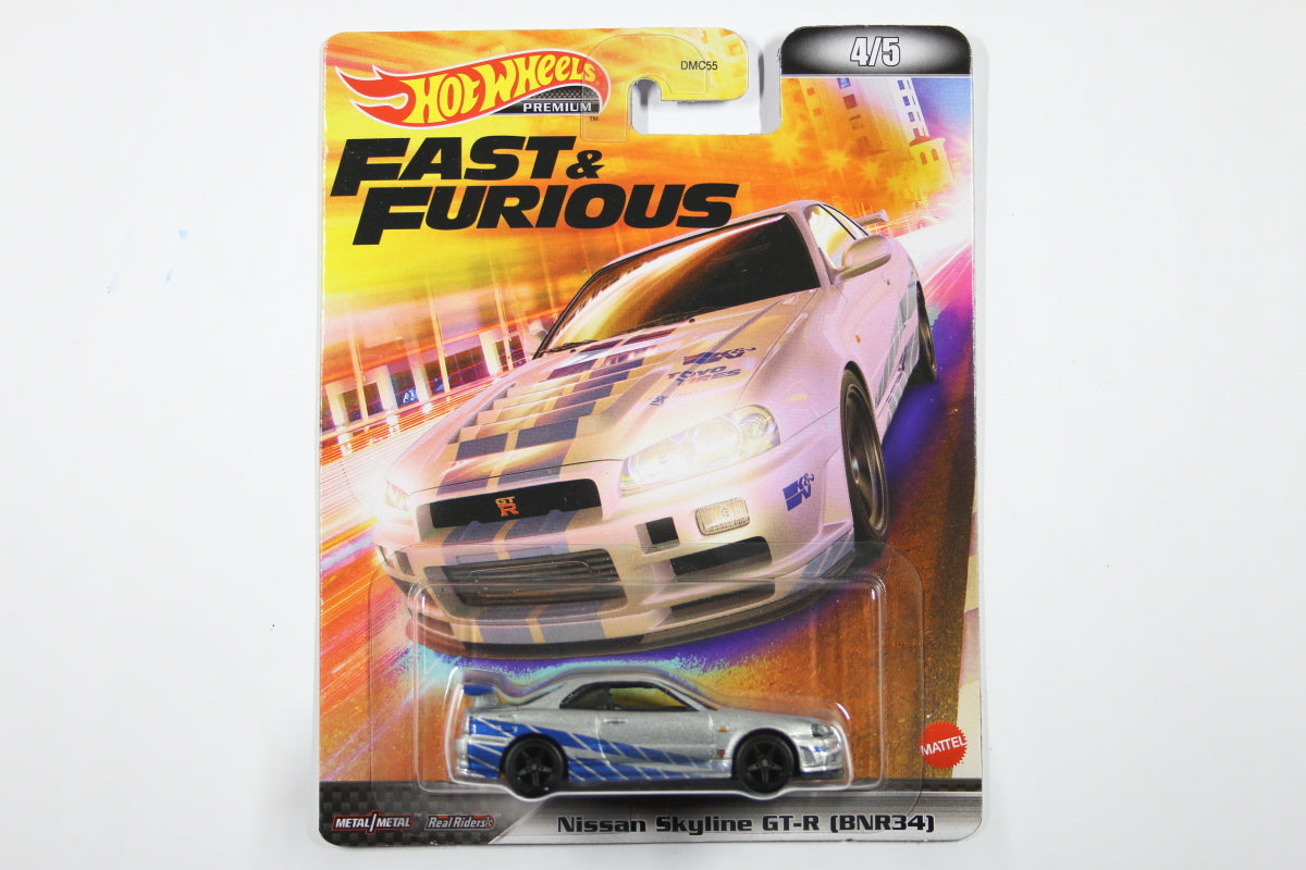 Hot Wheels Retro Entertainment 2022 Mix 5 / Fast & Furious - Nissan Skyline GT-R (BNR34)