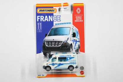 2022 Matchbox - "Best of France" 2022 Mix B (6 cars)