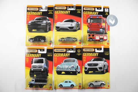 2022 Matchbox - "Best of Germany" 2022 Mix B (6 cars)