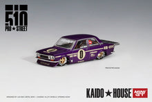 #002 - Datsun 510 Pro Street - KAIDO★HOUSE x MINI GT (OG Purple)