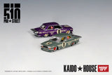 #002 - Datsun 510 Pro Street - KAIDO★HOUSE x MINI GT (OG Purple)