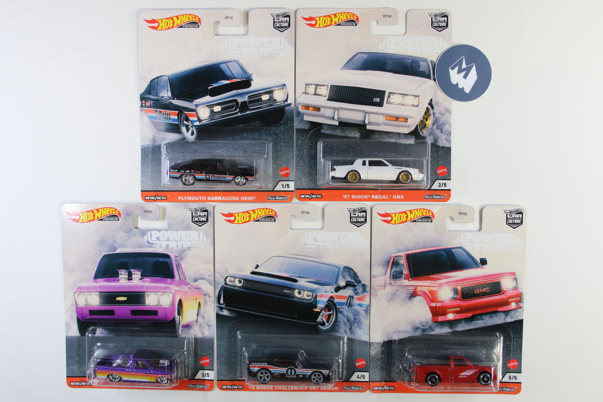 Hot Wheels Car Culture 2020 Mix 6 Power Trip / Full sets & cases
