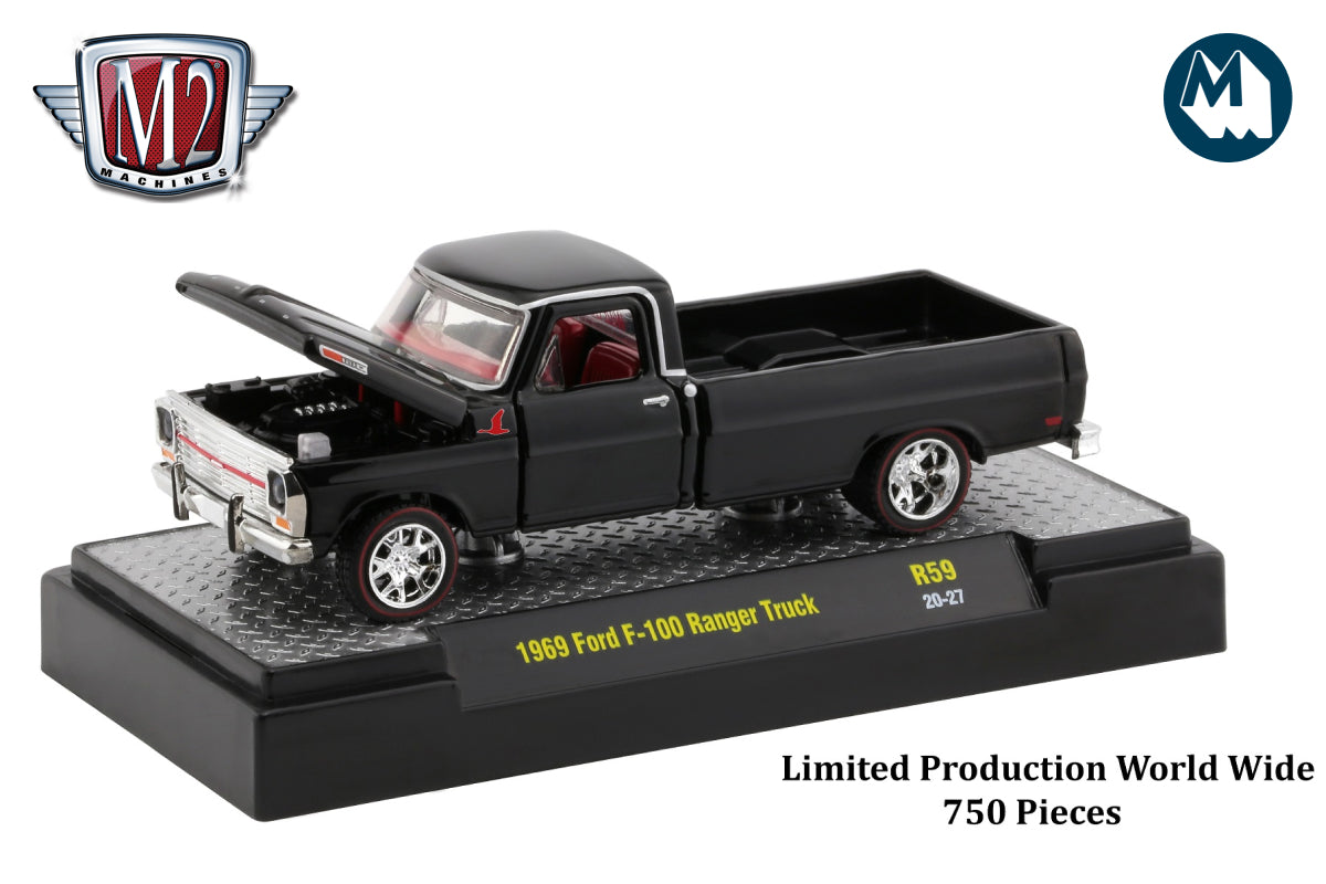 M2 Machines Auto-Shows 59 - 1969 Ford F-100 Ranger Truck – Modelmatic