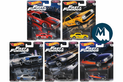 Hot Wheels Fast & Furious Premium 2019 Mix 5 Fast Rewind / Full sets