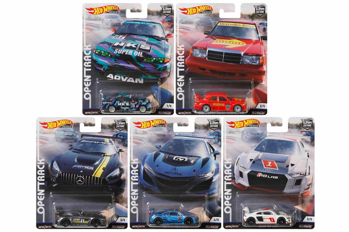 Hot Wheels Car Culture 2019 Mix 2 Open Track / Full sets & cases
