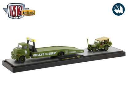 1958 Dodge COE Truck / 1944 Jeep MB